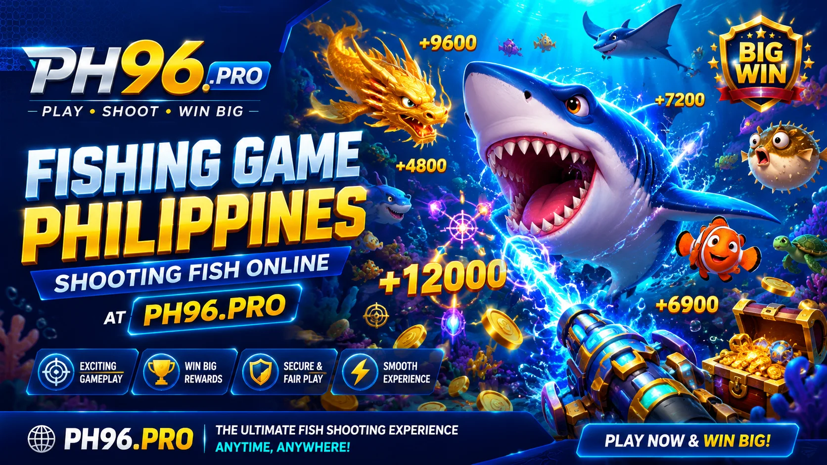Fishing Game Philippines | Shooting Fish Online at ph96.pro 11 ph96.pro fishing game banner