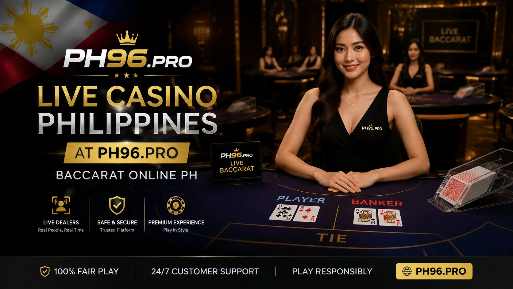 ph96.pro live casino promotional banner