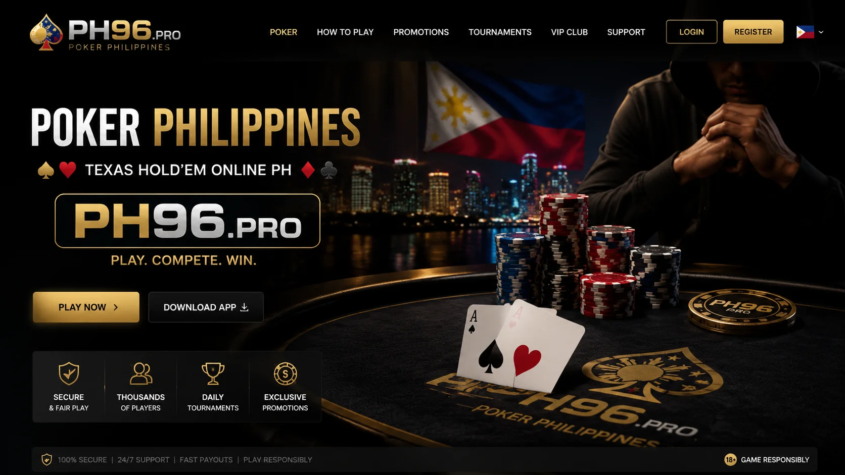 Fishing games at poker rewards banner